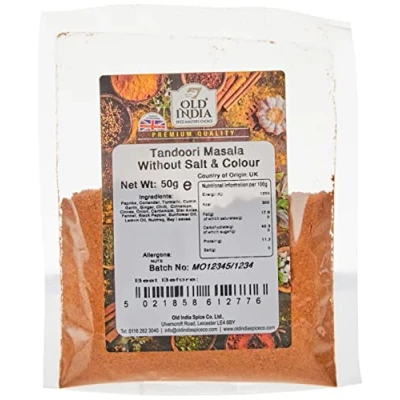 Image of Old India Tandoori Masala Without Salt &amp; Colour 50g