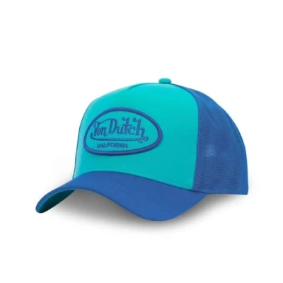 Image of Von Dutch Men&#039;s &amp; Women&#039;s Cap, Trucker Adjustable, Blue, One size