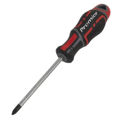 Image of Sealey Premier Screwdriver Phillips #2 x 100mm GripMAX®