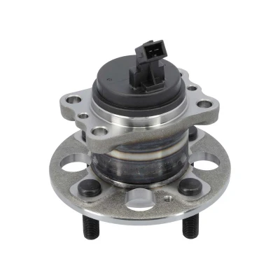 Image of 52750H8100 wheel Hub MEYLE 28 14 752 0001 4 100mm with studs, integrated bearing, ABS sensor Rear Axle