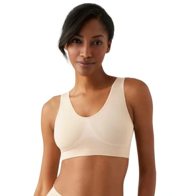 Image of Wacoal Women&#039;s B Smooth Bralette with Removable Pads, Natural Nude, 36
