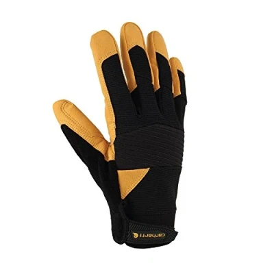 Image of Carhartt Men&#039;s II Flex Tough Work Glove, Black/Barley, Large