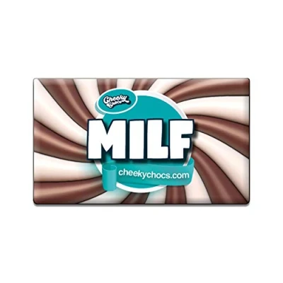 Image of Milf Wrapper for Chocolate Bar Novelty Joke Funny Rude Gift Birthday Valentines Day (No Included)