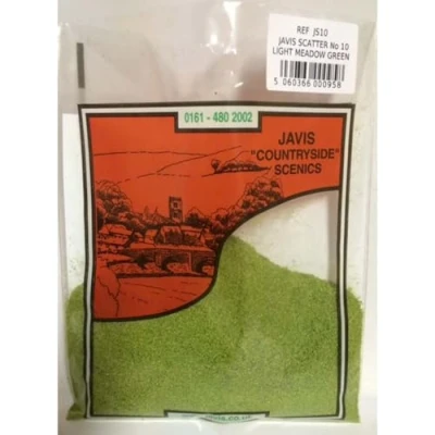 Image of Scenic Scatter , Model Railway / Wargaming, Light Meadow Green, Javis