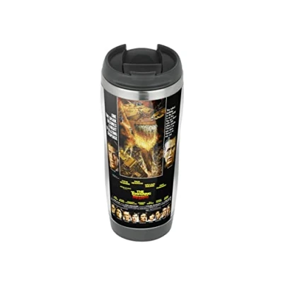 Image of The Towering Inferno Travel Mug, Thermal Insulated Cup for Hot and Cold Beverages Drinks