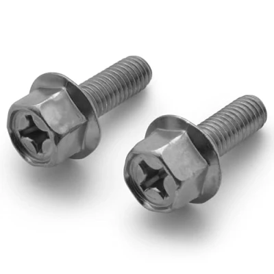 Image of Easyboost 2 Screws M6 x 18 mm for Exhaust Scooter 50 cc Yamaha Bw&#039;s MBK Booster Nitro Aerox Mach G Jog R Ovetto Malaguti F10 F12 F15 Aprilia SR CPI Manifold Stud Bolts