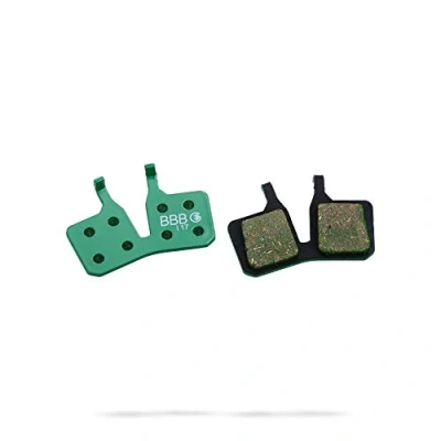 Image of BBB Cycling Bike Disc Brake Pads 1x Pair of E Durable Pad High Performance Compatible with Magura MT5, MT5e and MT Trail (front) DiscStop BBS 371E, Green