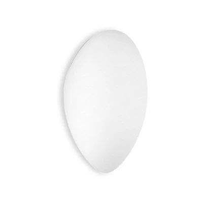 Image of Forlight Lighting Glass 235Mm Flush Wall Fixture White E27 60W