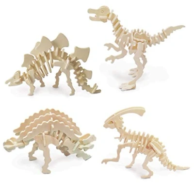 Image of Quay Dinosaur Set 2 Woodcraft Construction Kit FSC