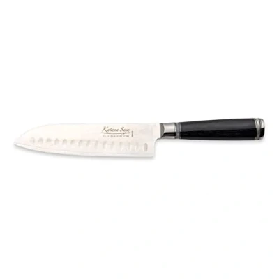 Image of Katana Saya 18cm Santoku Knife, 67 Layer VG 10 Damascus Stainless Steel, Pakkawood Handle,Silver,KSW 02