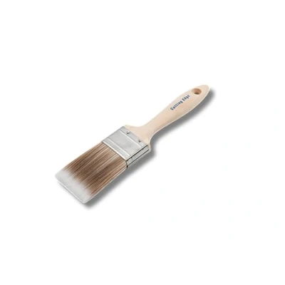 Image of Cutting Edge Professional Premium Quality SRT Synthetic Filament Paint Brushes 2&quot; Wooden Ergonomic Grip Beavertail Handle Suitable for All Paints, No Breaking In Required (2&quot; / 50mm)