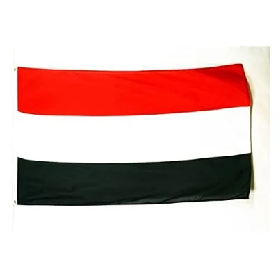 Image of AZ Flag Yemen Large 5x8 Ft 100D Polyester Yemeni Big Banner with Two Metal Grommets Fade Resistant Vivid Colors 5&#039; x 8&#039; Feet 250x150 Cm