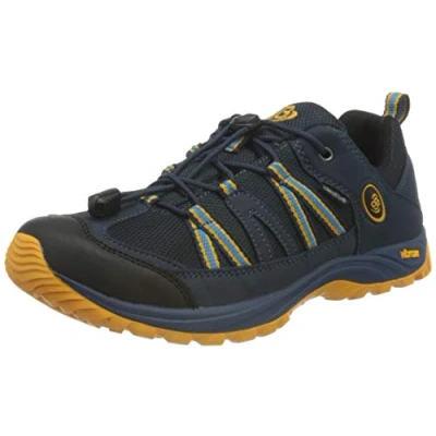 Image of Brütting Ohio Low Cross Country Running Shoe, Navy Orange Blue, 6.5 UK