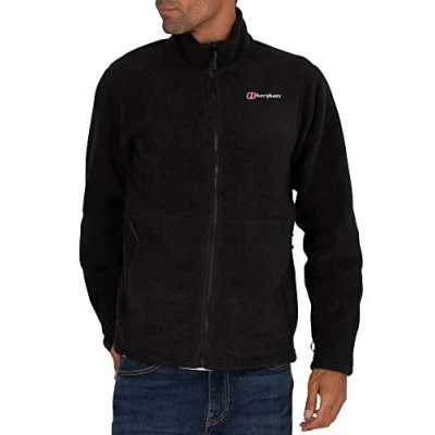 Image of Berghaus Mens Deluge Waterproof Breathable Overtrousers Durable Comfortable Rain Pants Fleece Jacket, Black, S EU