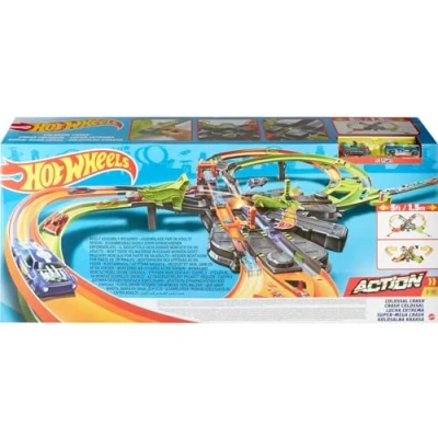 Image of Hot Wheels Colossal Crash Track Set, packaging may vary