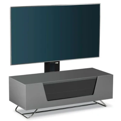Image of Alphason Chromium 2 1000 TV Cabinet &amp; Bracket Grey
