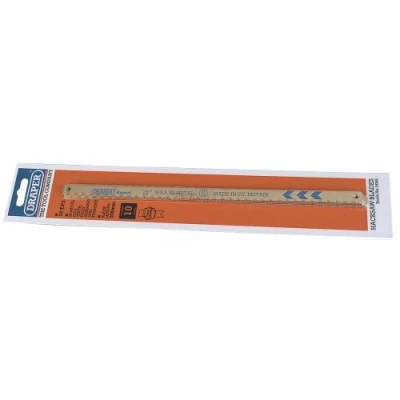 Image of Draper 19348 Expert 24Tpi Bi Metal Hacksaw Blades, 300mm , Blue