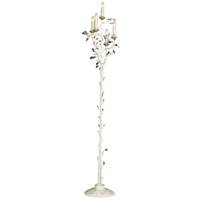 Image of Chelange 5 Light Multi Arm Floor Lamp Cream