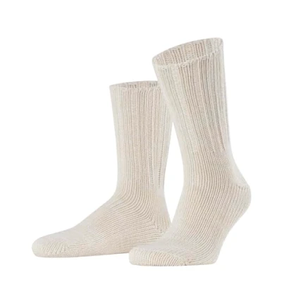 Image of FALKE Men&#039;s Brooklyn M SO Cotton Plain 1 Pair Socks, Beige (Sand Stone 4024), 8.5 11