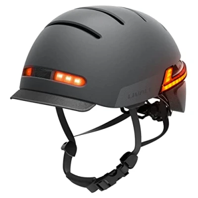 Image of LIVALL BH51M Neo 2020 Smart Cycle Helmet with brake warning lights, indicators, fall detection alert, plus stereo speakers &amp; microphone for music playback (Black) 57 61cm