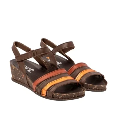 Image of ART Women&#039;s 1943 I Imagine Sandal, Nappa Multi Brown, 4 UK