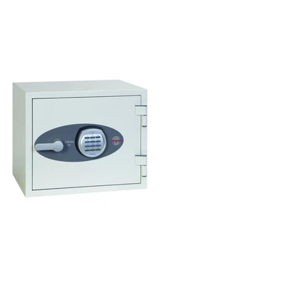 Image of Phoenix Safe Company FS1281E Titan Fire &amp; Security Electronic Locking Twin Bolts White Paint Finish 19 Litre Capacity 28kg