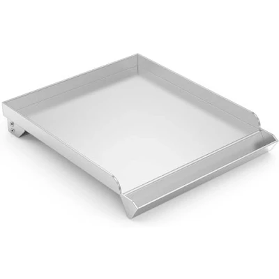 Image of onlyfire Stainless Steel Side Burner Griddle Plate, Universal BBQ Plancha Flat Top Plate for Most Gas Grills (33CM x 31CM)