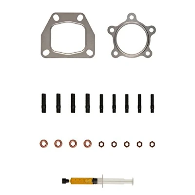 Image of 51091007970, 51091017005, 51091017006 Mounting Kit, charger AJUSA JTC11789 with studs, syringe oil gaskets/seals
