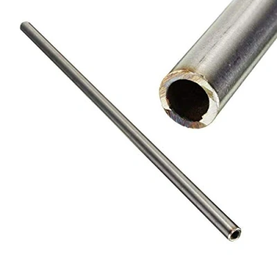 Image of 2Pcs OD 12mm x 10mm ID 304 Stainless Steel Capillary Tube Length 250mm Pipe