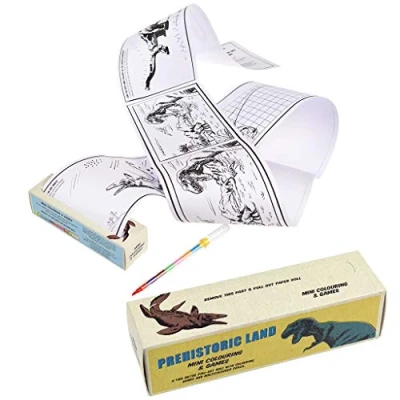 Image of Rex London Dinosaur Mini Colouring And Games