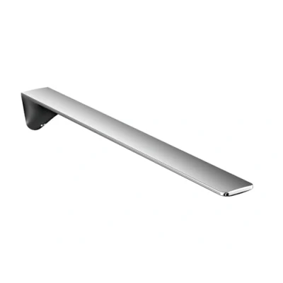 Image of Emco Art Towel Rail, 1 arm, Rigid, Chrome, Metal, Gray, One Size