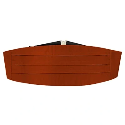Image of Amber Brown Velvet Cummerbund