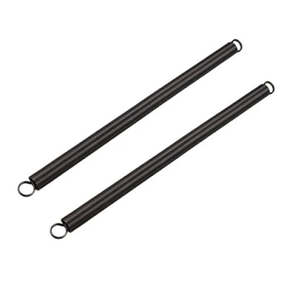 Image of sourcingmap Extension Spring 1.4mm Wire Dia , 16mm OD 300mm Free Length Steel Small Dual Hook Tension 2pcs