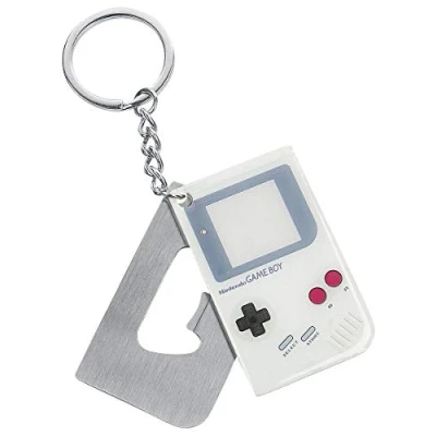 Image of Paladone Game Boy Bottle Opener, Stainless Steel, Multi Colour, 0.4 x 3.5 5.8 cm