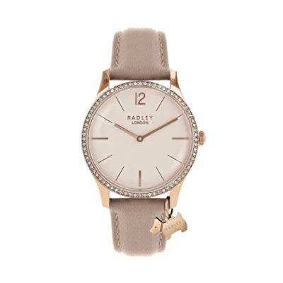 Image of RADLEY Millbank Dusty Rose Leather Strap Watch RY2524