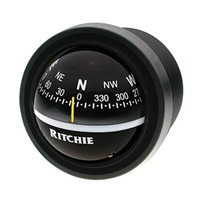 Image of Ritchie Navigation V 57.2 Explorer Compass Dash Mount, Black with Dial, one Size