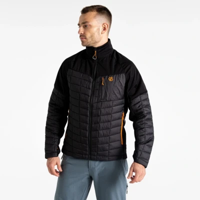 Image of Dare 2b Men&#039;s Water repellent Mountaineer II Hybrid Jacket Black, Size: Xxxl