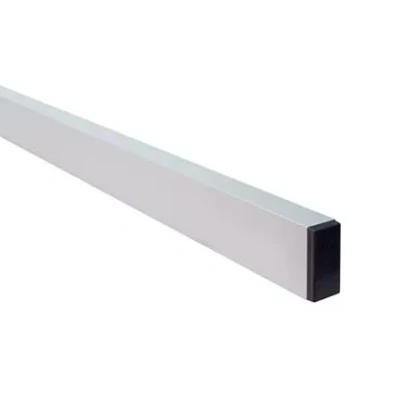 Image of ALUMINIUM BUDGET STRAIGHT EDGE FLOORING RULE 1000mm 4000mm (80mm x 40mm @1000mm)