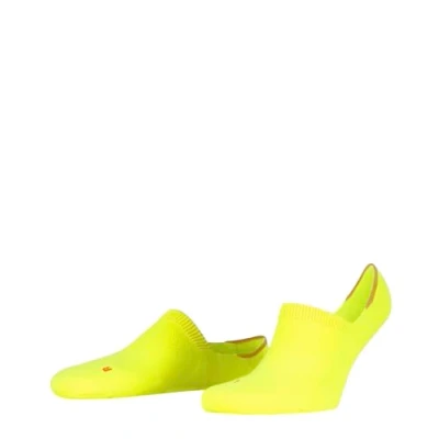 Image of FALKE Unisex Cool Kick Invisible U IN Soft Breathable Quick Drying No Show Plain 1 Pair Liner Socks, Yellow (Lightning 1325) new eco friendly, 5.5 7.5