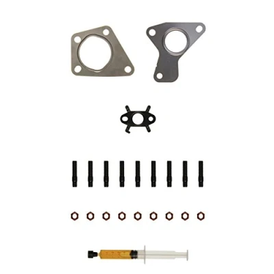 Image of 7701475135, 7701476183 Mounting Kit, charger AJUSA JTC11465 with studs, syringe oil gaskets/seals RENAULT: MEGANE 2