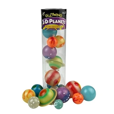 Image of 3 D Planets in a Tube