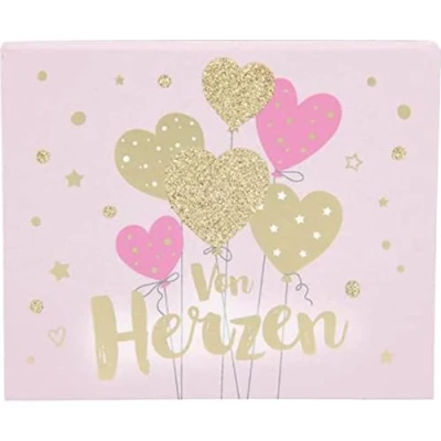 Image of Depesche 10871 014 Wish Fulfiller Soundbox for giving and vouchers, with melody letter, approx. 11.2 x 9.5 3.5 cm