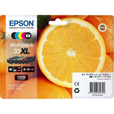 Image of Epson Oranges Multipack 5 colours 33XL Claria Premium Ink