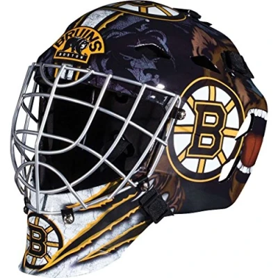 Image of Franklin Sports Boston Bruins NHL Hockey Goalie Face Mask for Kids Street Youth Team Masks