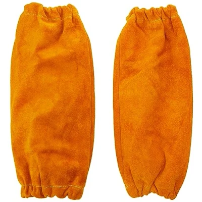 Image of Portwest Leather Welding Sleeves, Size: One Size, Colour: Tan, SW20TAR