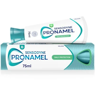 Image of Sensodyne Pronamel Toothpaste Daily Protection, Enamel Care Fluoride Toothpaste, Mint Flavour, 75ml