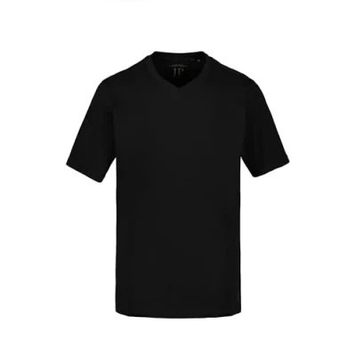 Image of JP 1880 Men&#039;s Big &amp; Tall 2 Pack Basic Short Sleeve Tees Black, Black X Large 702637 10 XL