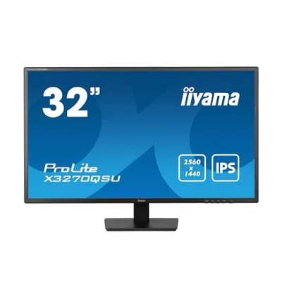 Image of iiyama Monitor Desktop X3270QSU B1, 31.5&quot;, QHD LED, IPS, 2560 x 1440/100Hz, 1H1DP, Black