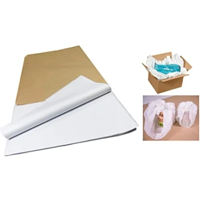 Image of 100 Sheets of White Acid Free Tissue Paper for Clothes Decorative Gift Wrapping Sketch and Cutting Art Craft Packing 18gsm 450mm x 700mm