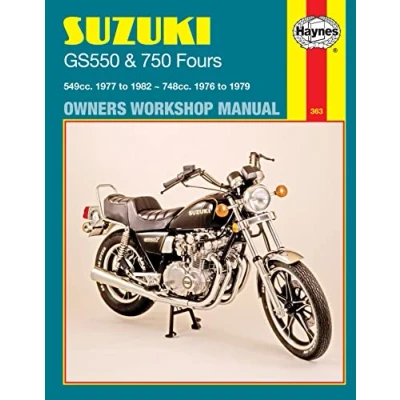 Image of Suzuki GS550 (77 82) &amp; GS750 Fours (76 79) Haynes Repair Manual